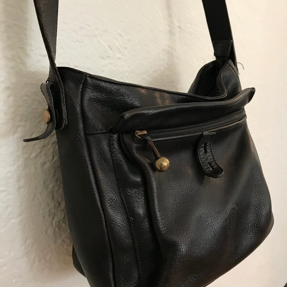 Spanish designer, Full grain leather bag, soft crossbody.
